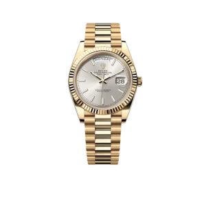 Rolex Day-Date 40mm Yellow Gold Silver Dial 228238