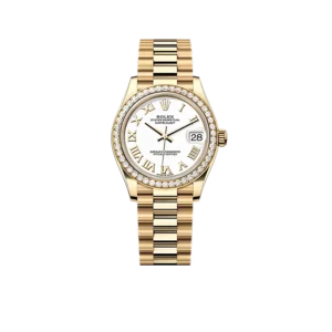 Rolex Datejust 31mm White Dial, 18kt Yellow Gold 278288