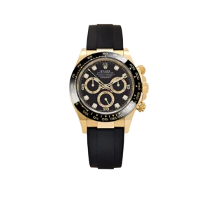 Rolex Daytona 40mm Yellow Gold Black Diamond Dial 116518LN